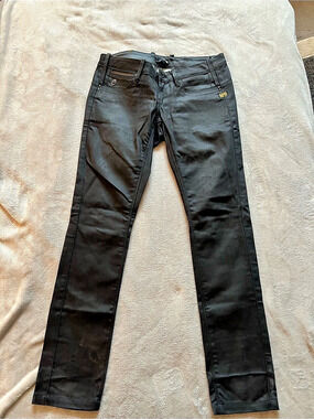 G-Star RAW 3301 Broeke Tapered Black Jeans Waist 29